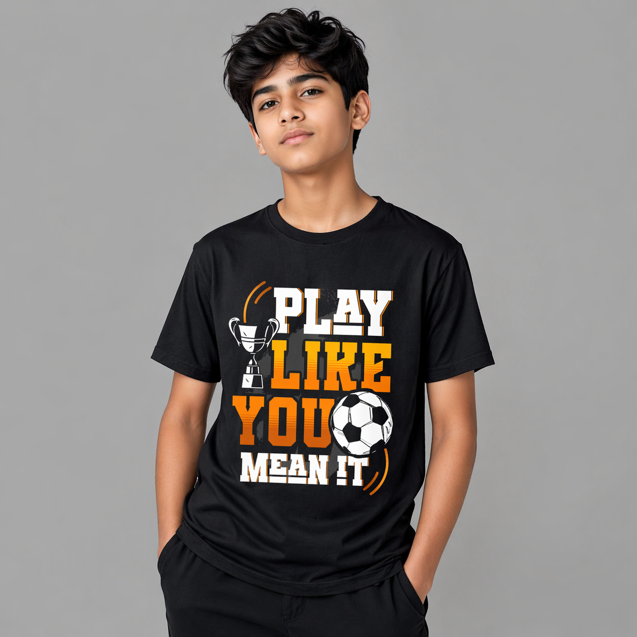 Play Like you Mean It - Crew Neck T-Shirt