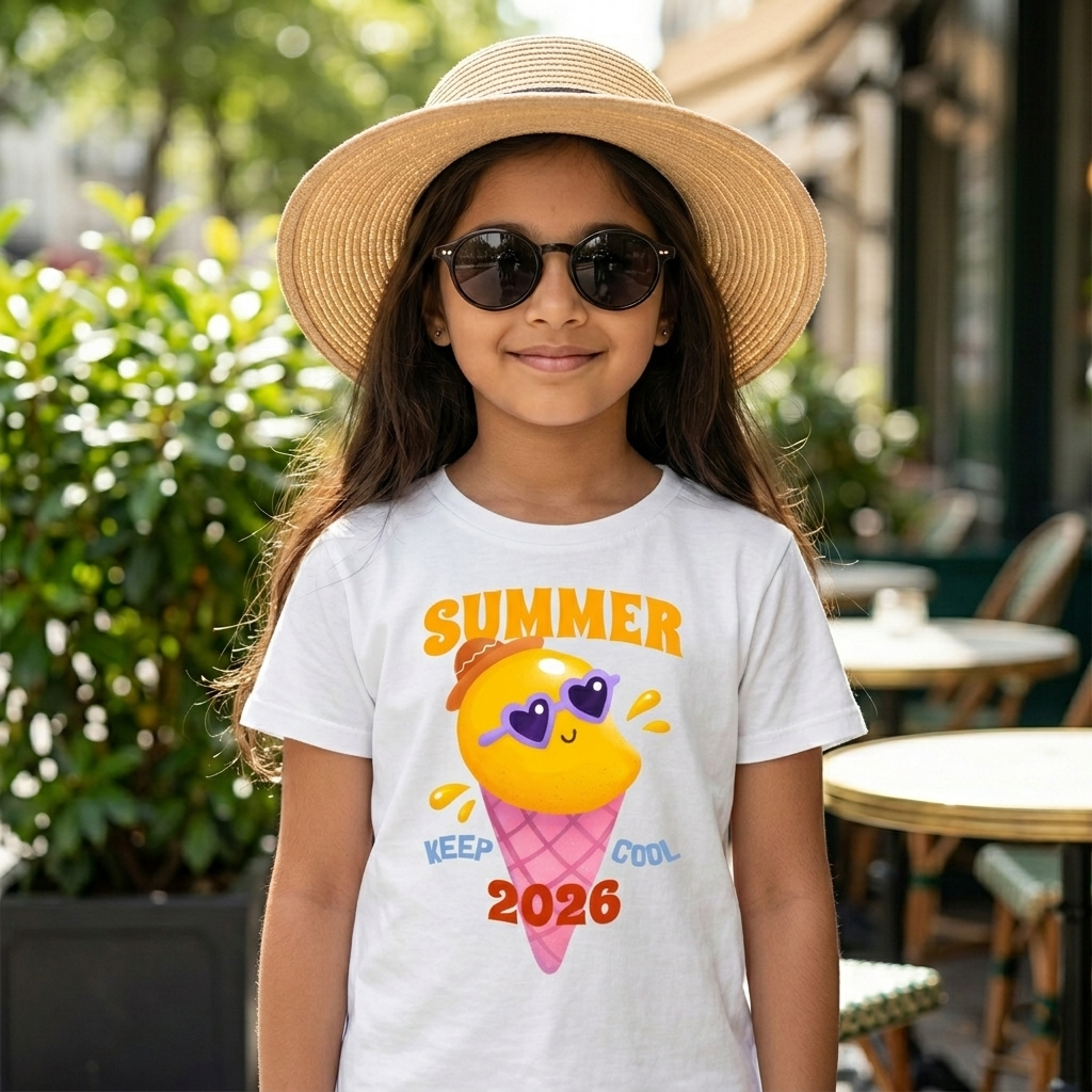 Mango Keep Cool - Kids Crew Neck T-Shirt