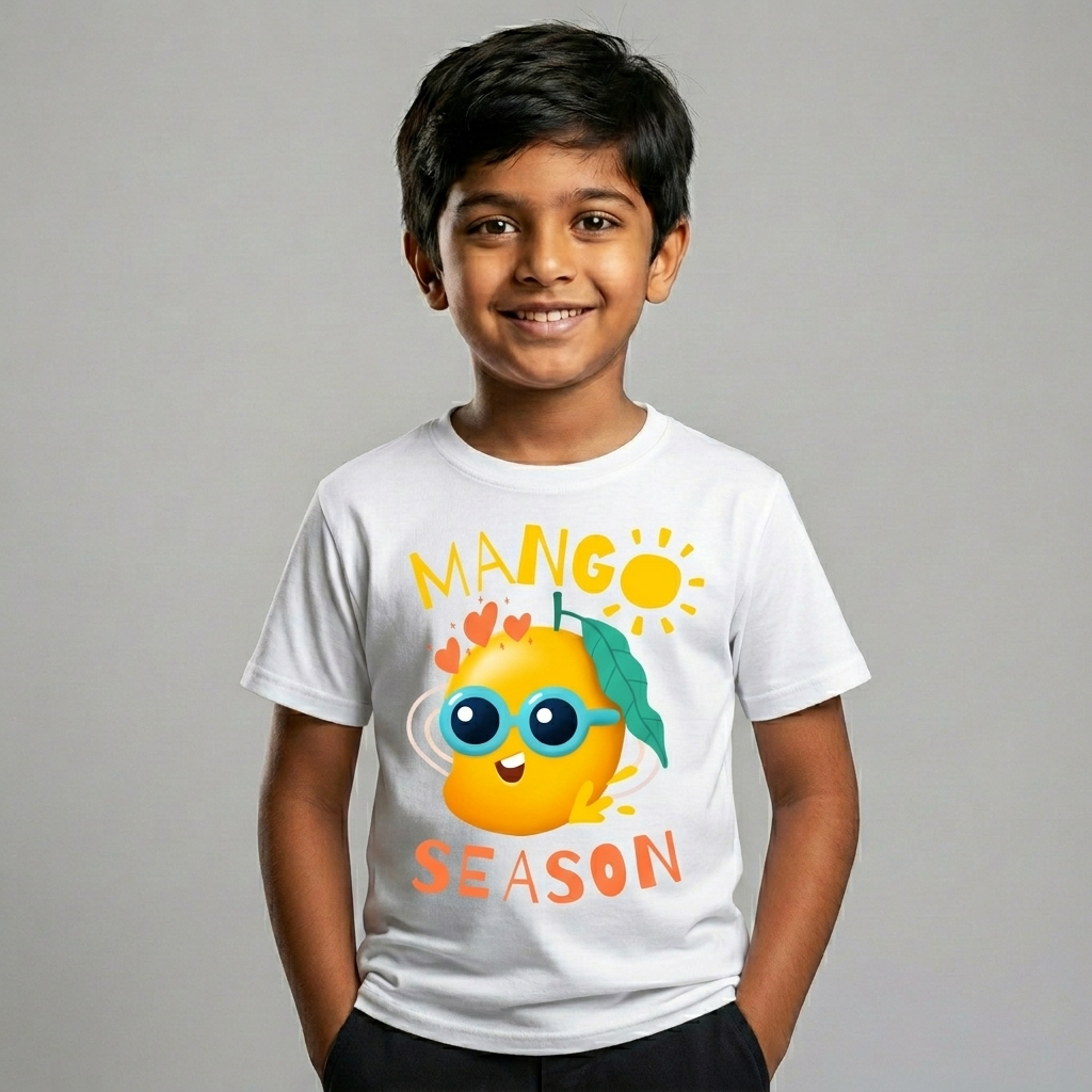 Mango Season - Kids Crew Neck T-Shirt