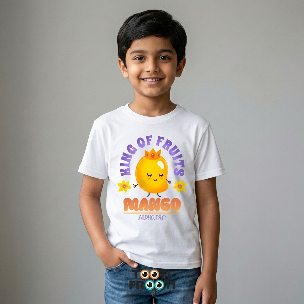 King of Fruits - Kids Crew Neck T-Shirt