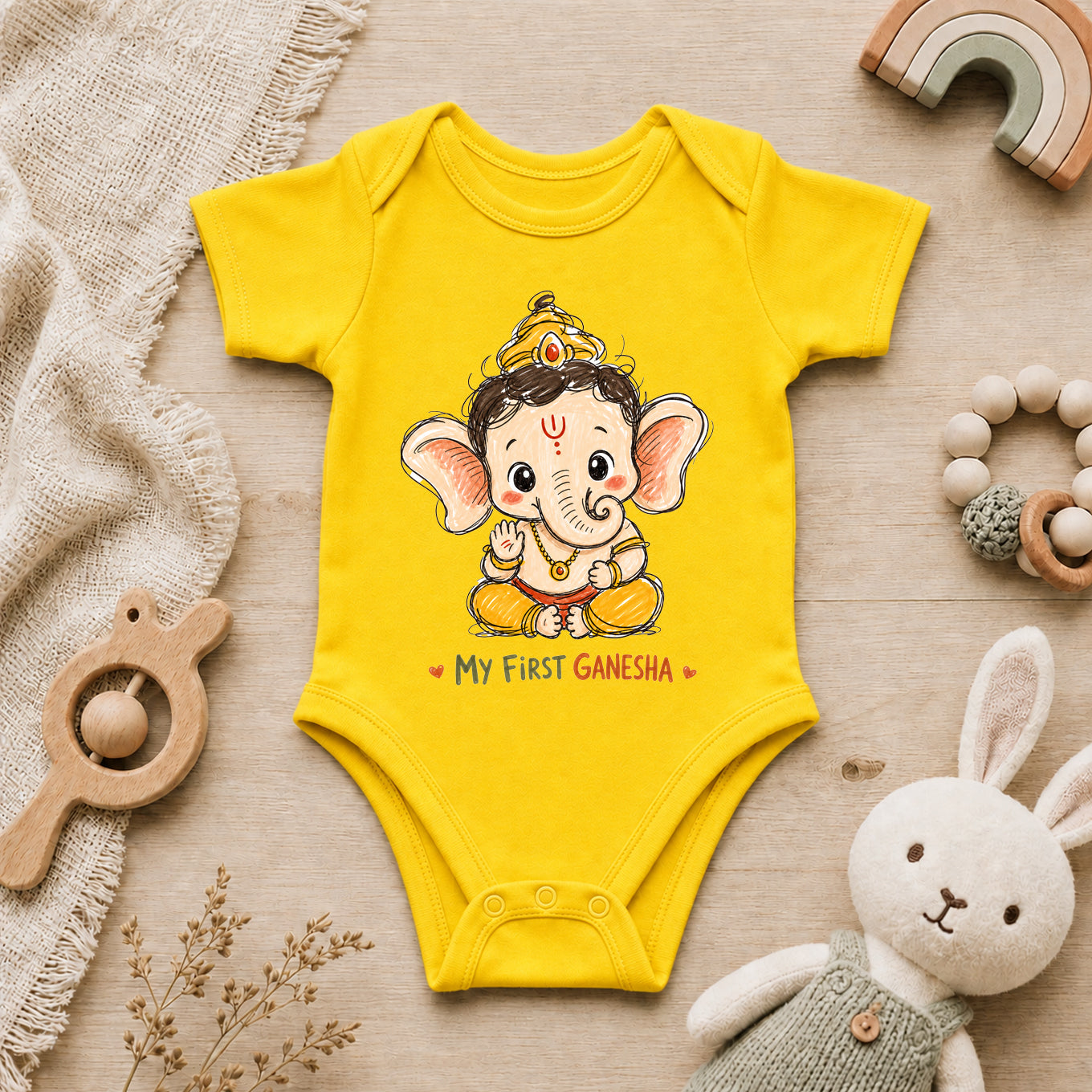 My first Ganesha - Kids Rompers