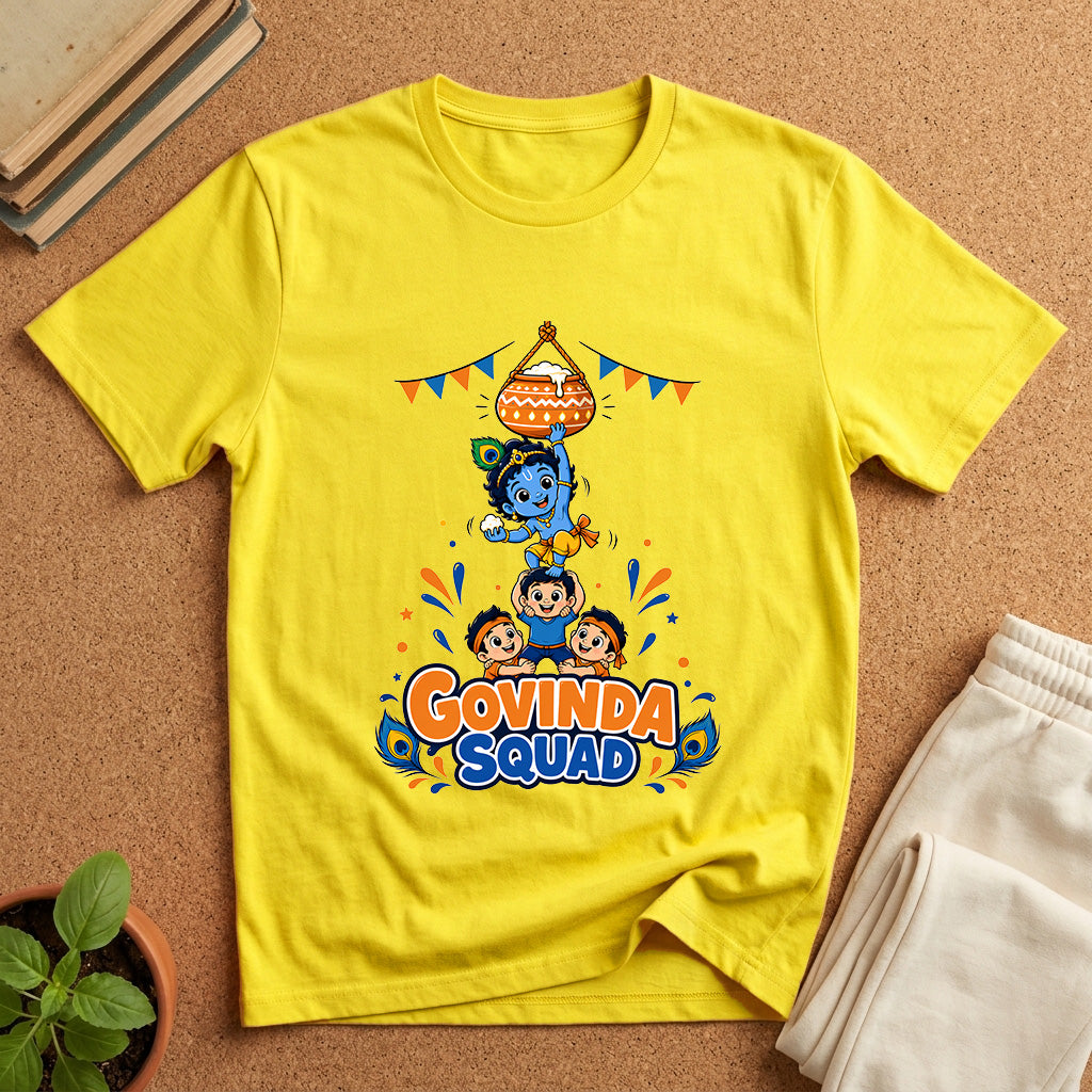 Govinda Squad - Kids Crew Neck T-Shirt