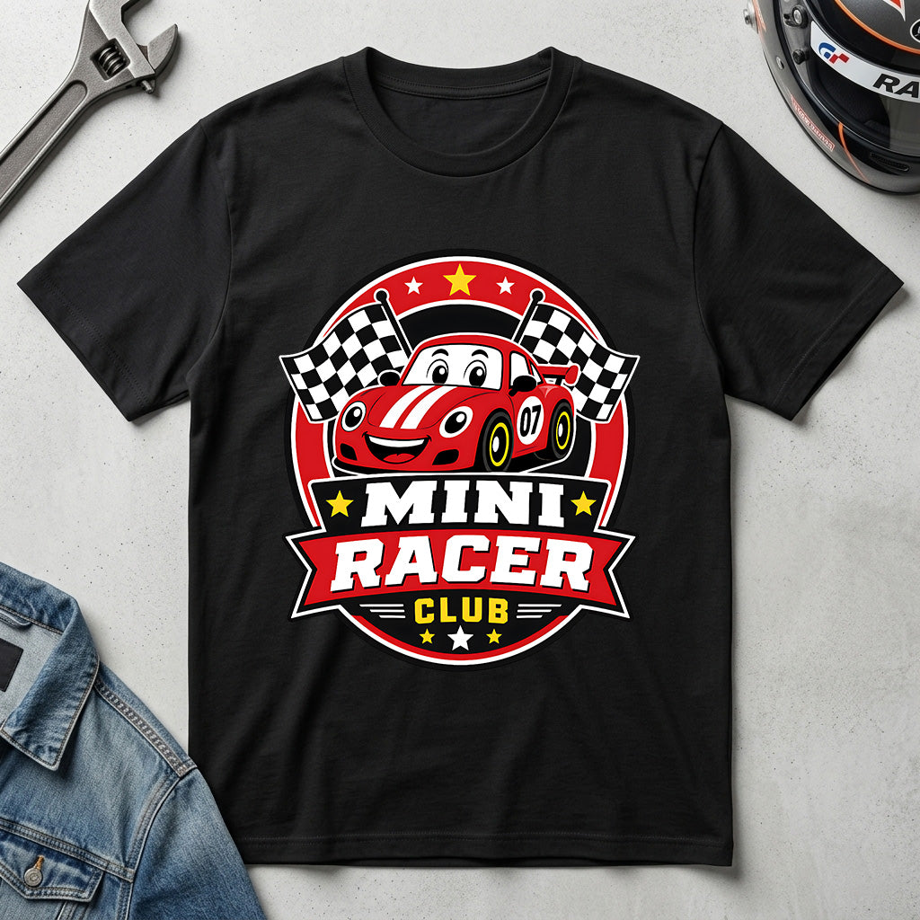 Mini Racer Club - Kids Crew Neck T-Shirt