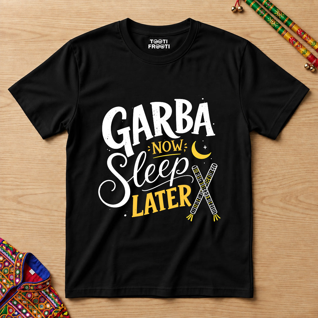 Garba now, Sleep later - Unisex Classic Crew T-Shirt