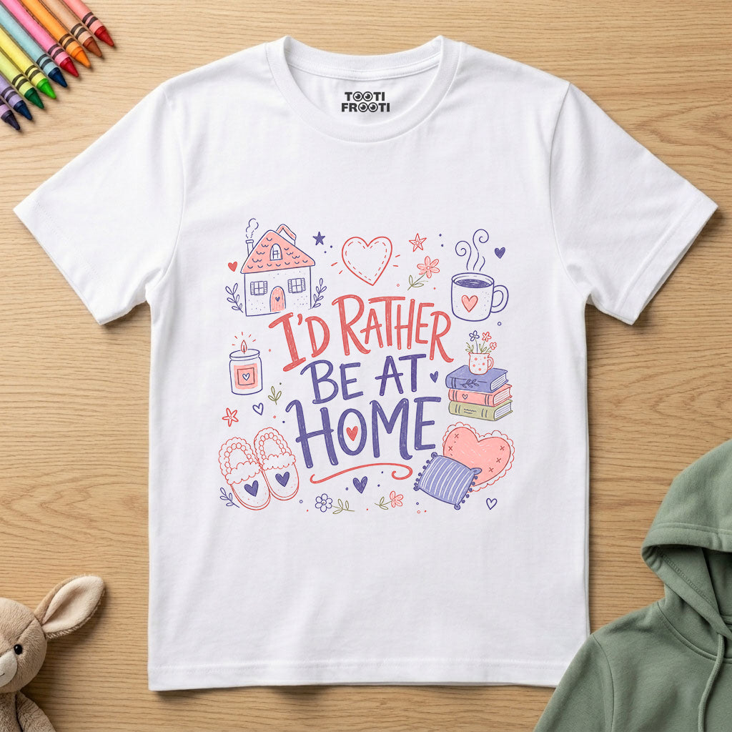 I'd Rather be at Home - Unisex Classic Crew T-Shirt
