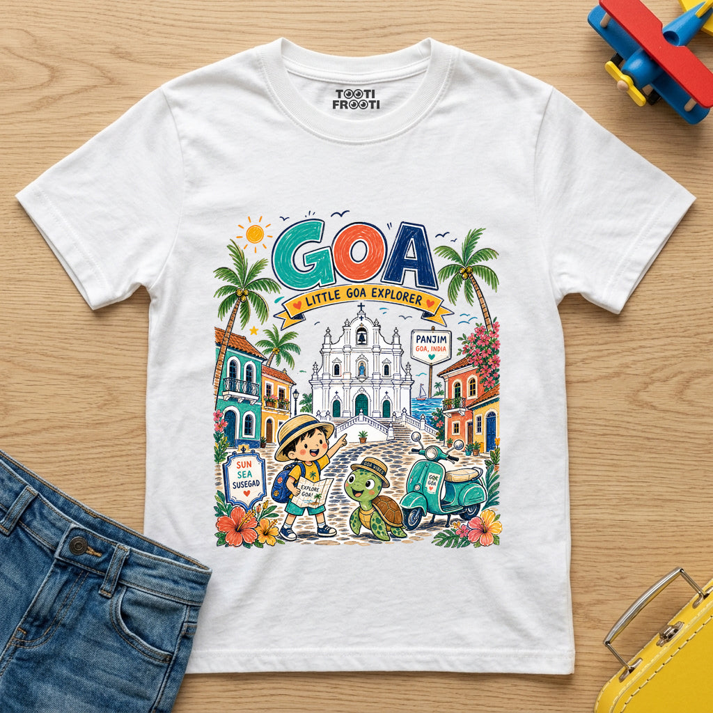 Little Goa Explorer - Crew Neck T-Shirt