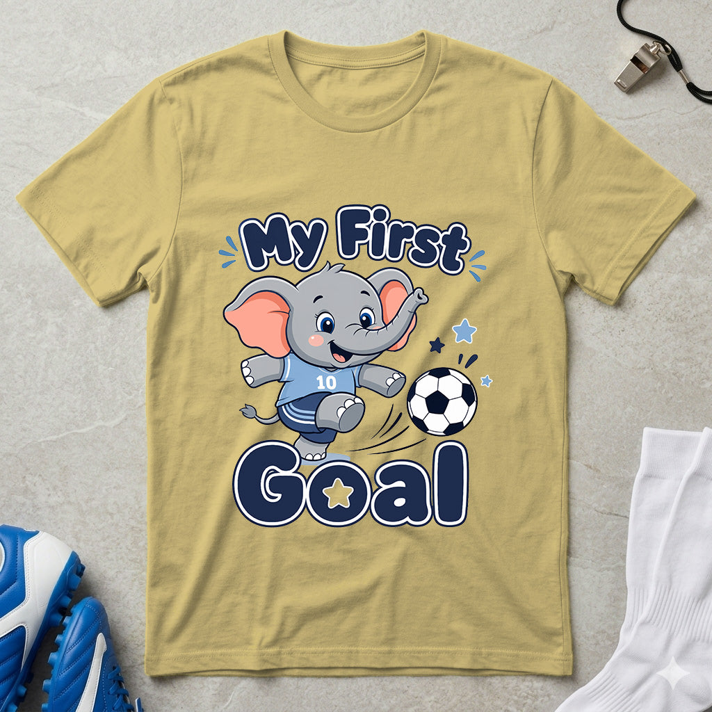 My First Goal - Kids Crew Neck T-Shirt