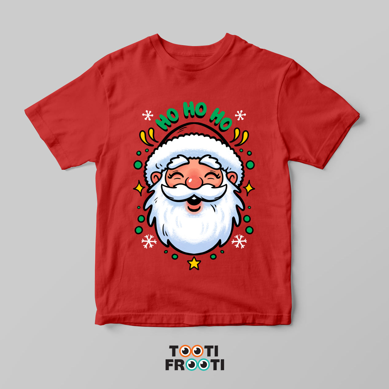 Ho ho ho santa - kids Crew Neck T-Shirt