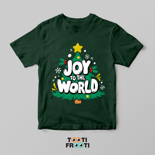 Joy to the World - kids Crew Neck T-Shirt