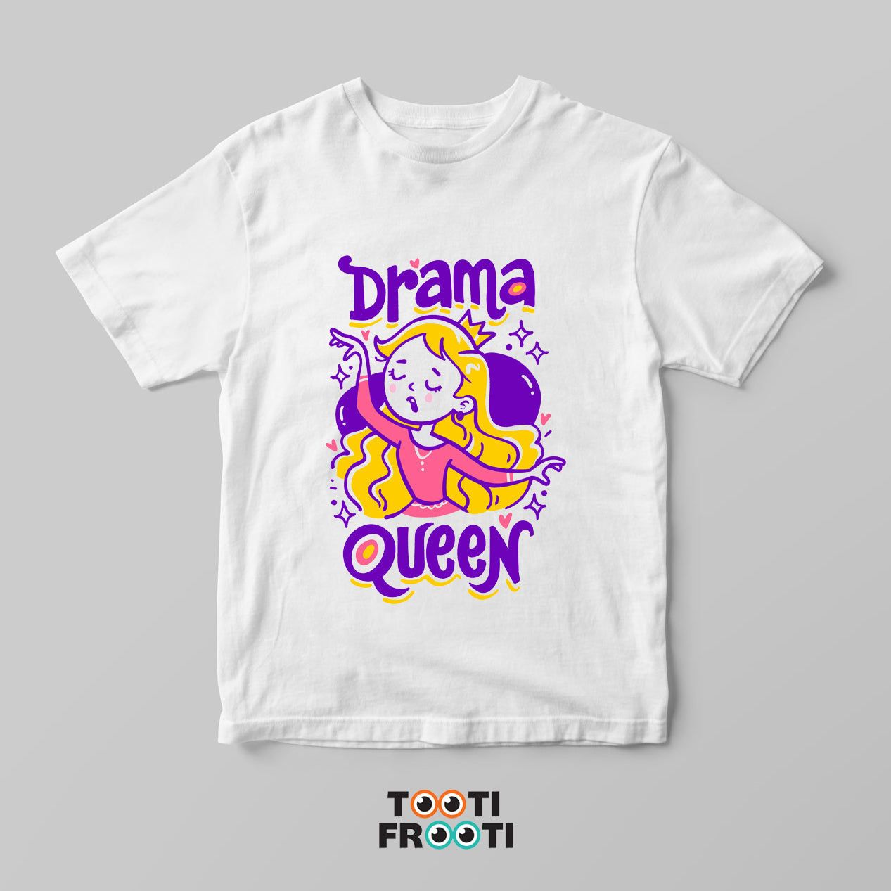 Drama Queen - Girl's Crew Neck T-Shirt