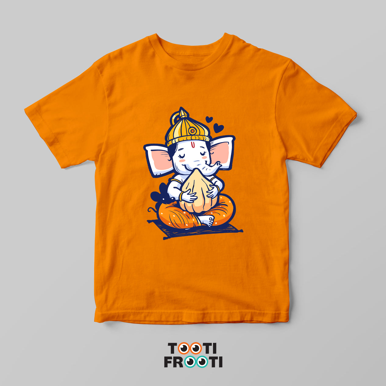 Ganesha Modak - Crew Neck T-Shirt