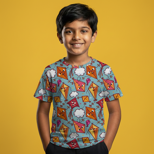 Happy Kites - Kids AOP T-Shirt