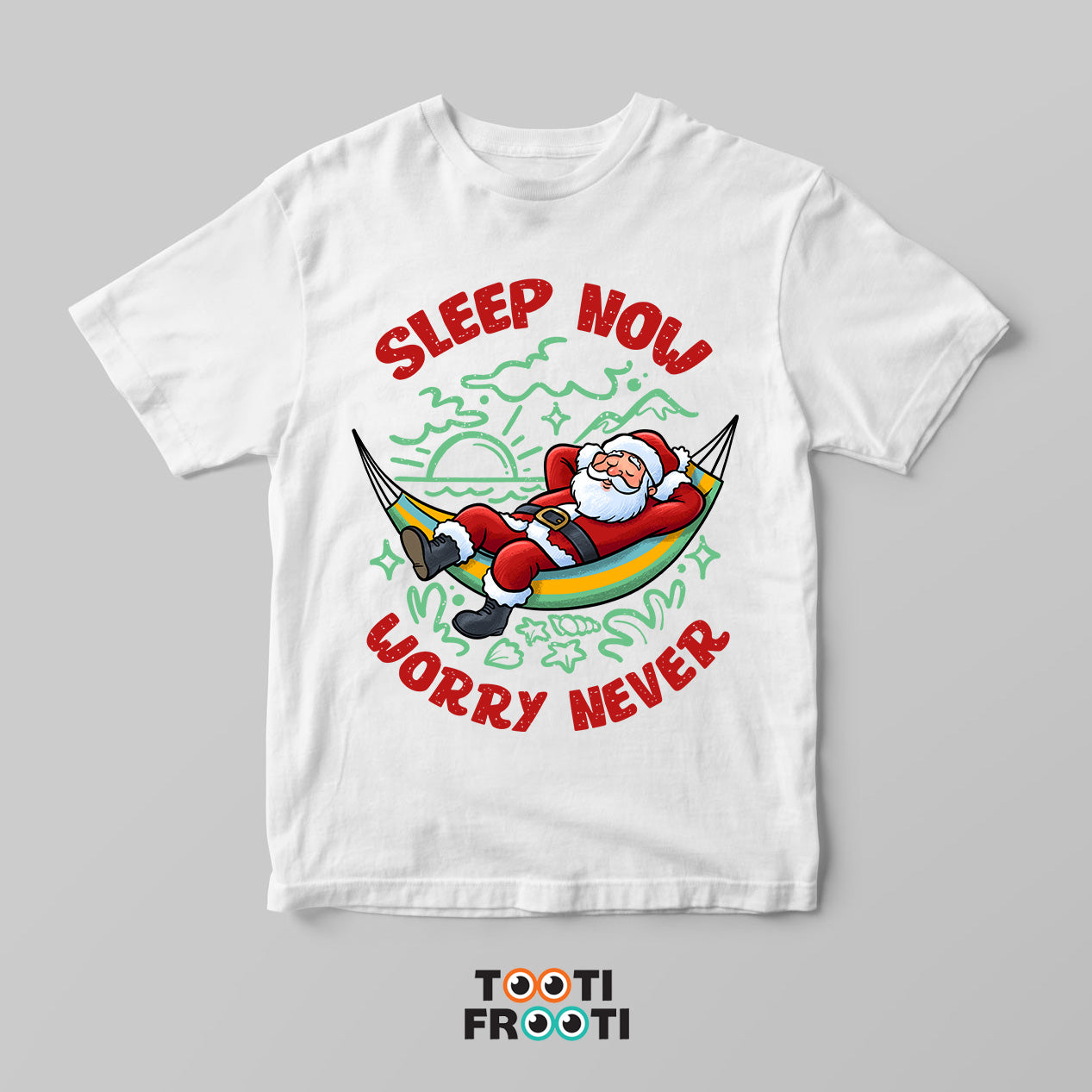Sleep now, worry never - kids Crew Neck T-Shirt