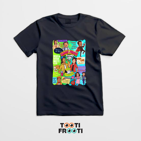 Andaz Apna Apna Doodle Mashup - Unisex Classic Crew T-Shirt