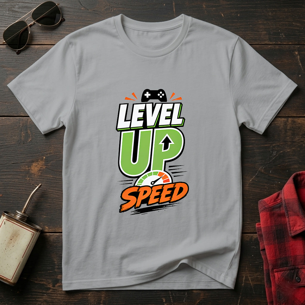LevelUp Speed - Kids Crew Neck T-Shirt