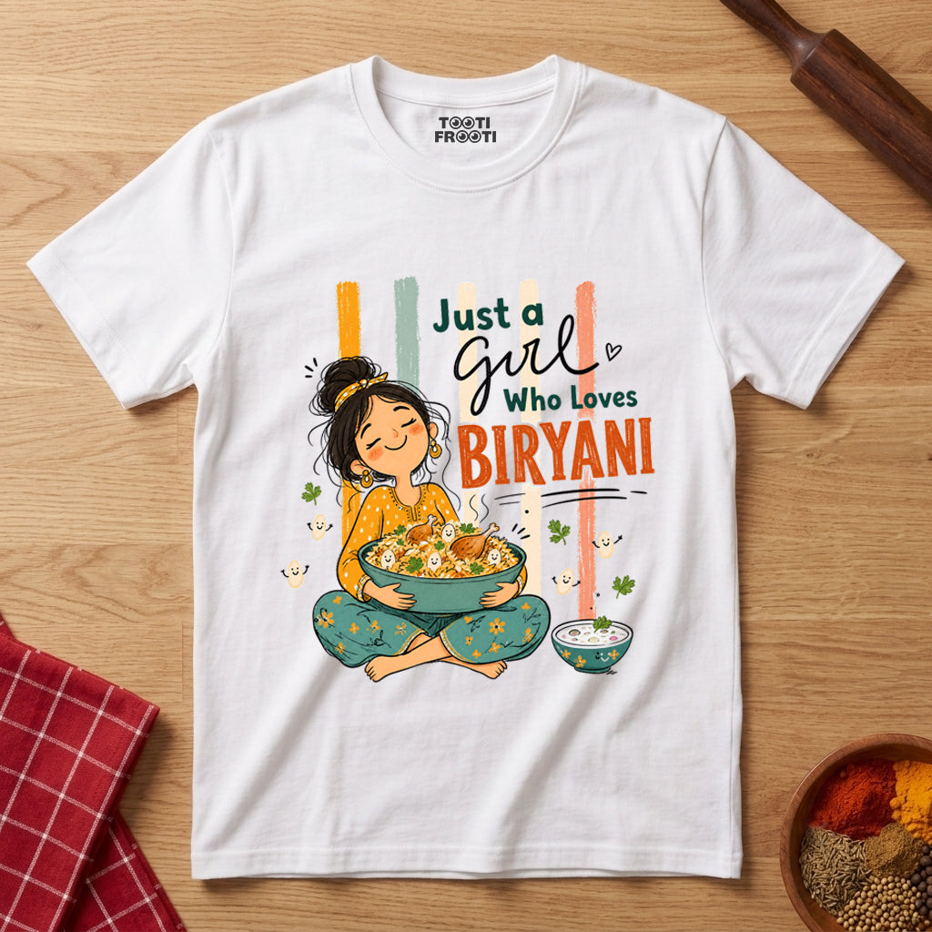 Just a girl who loves Biryani - Unisex Classic Crew T-Shirt