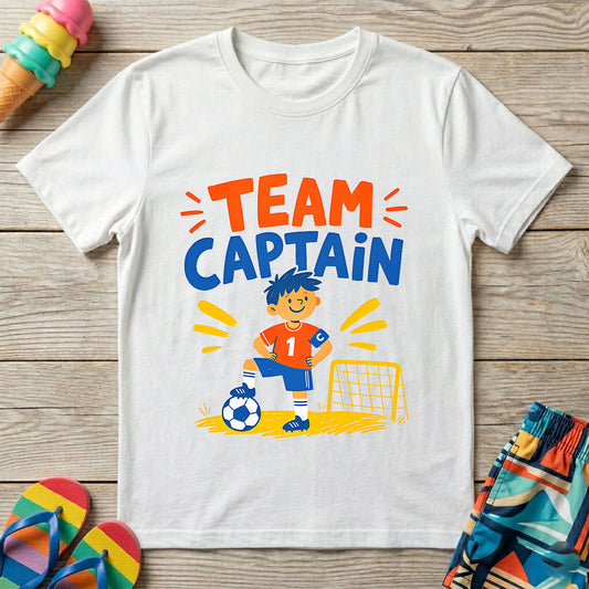 Team Captain - Kids Crew Neck T-Shirt