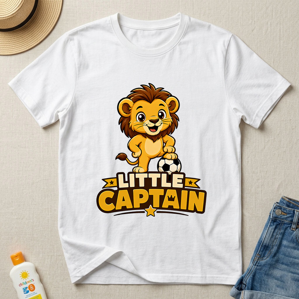 Little Captain - Kids Crew Neck T-Shirt