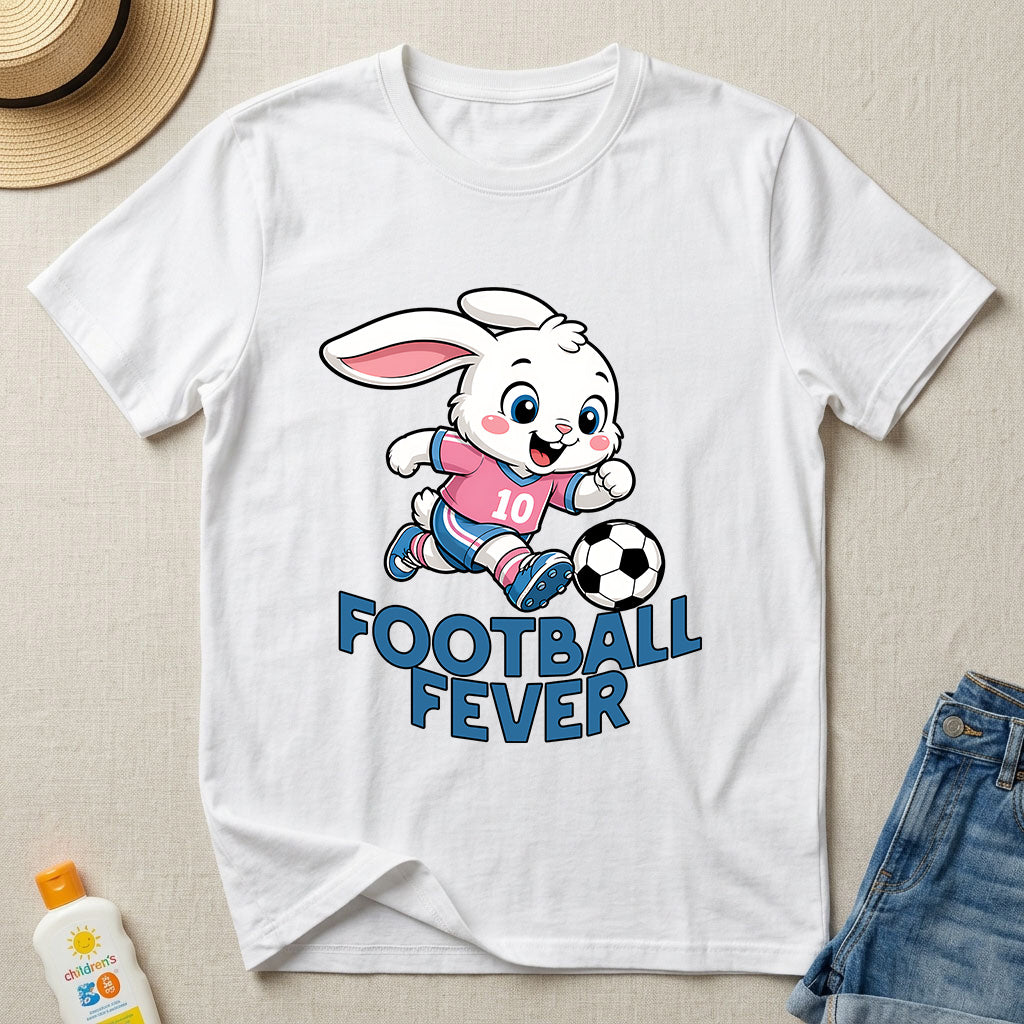 Football Fever - Kids Crew Neck T-Shirt