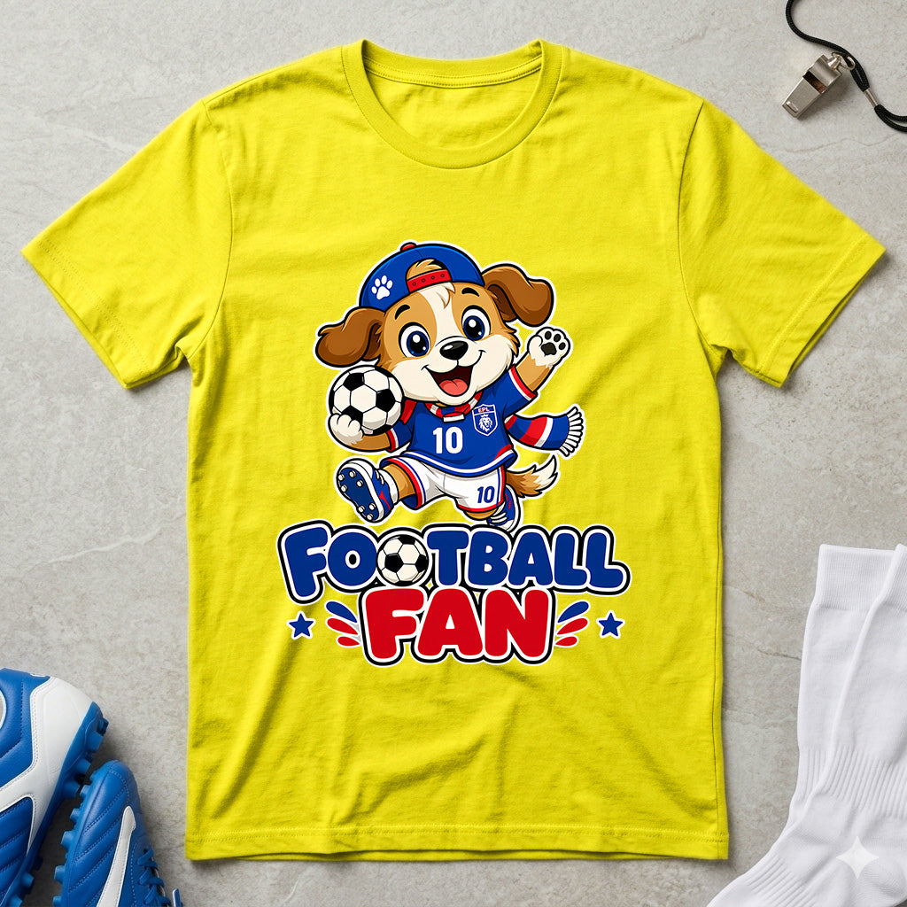 Football Fan - Kids Crew Neck T-Shirt