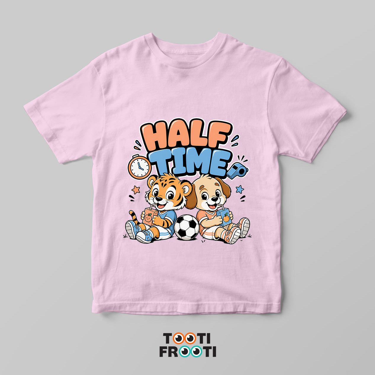 Half Time - Kids Crew Neck T-Shirt