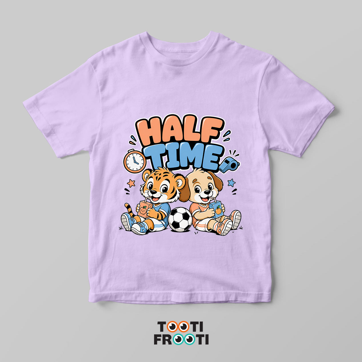 Half Time - Kids Crew Neck T-Shirt