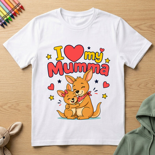 I Love my Mumma - Kids Crew Neck T-Shirt
