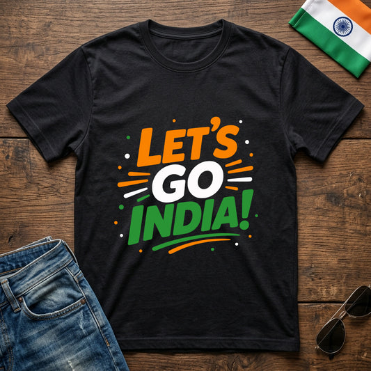 Let's go india - Unisex Classic Crew T-Shirt