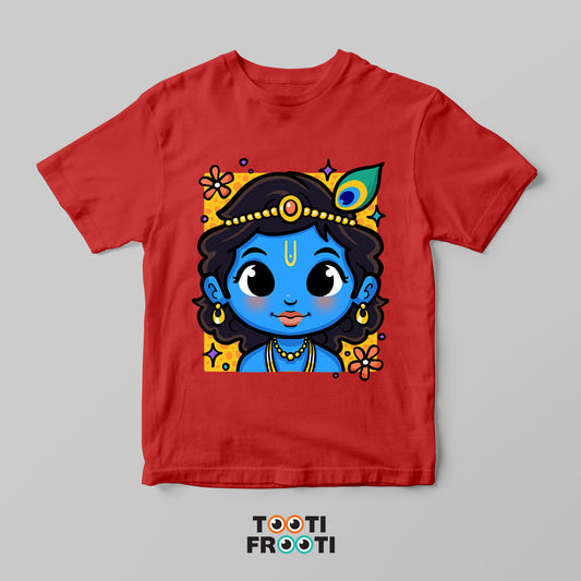 Adorable Krishna - Crew Neck T-Shirt