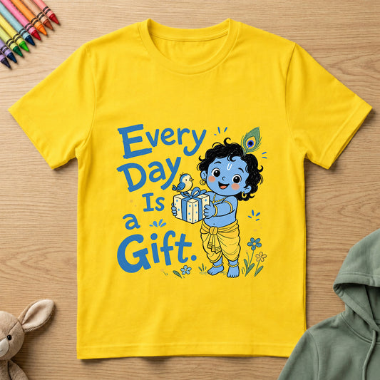 Every Day is a Gift - Kids Crew Neck T-Shirt