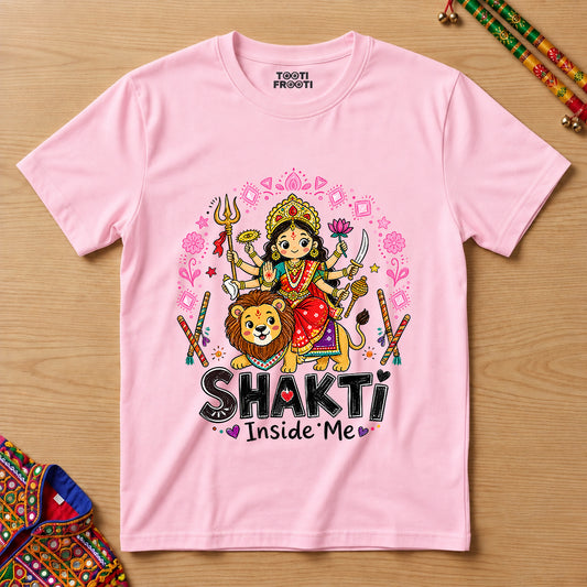 Shakti inside me - Crew Neck T-Shirt