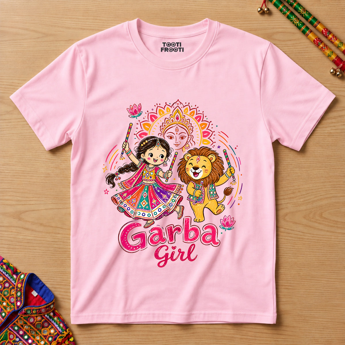 Garba Girl - Crew Neck T-Shirt