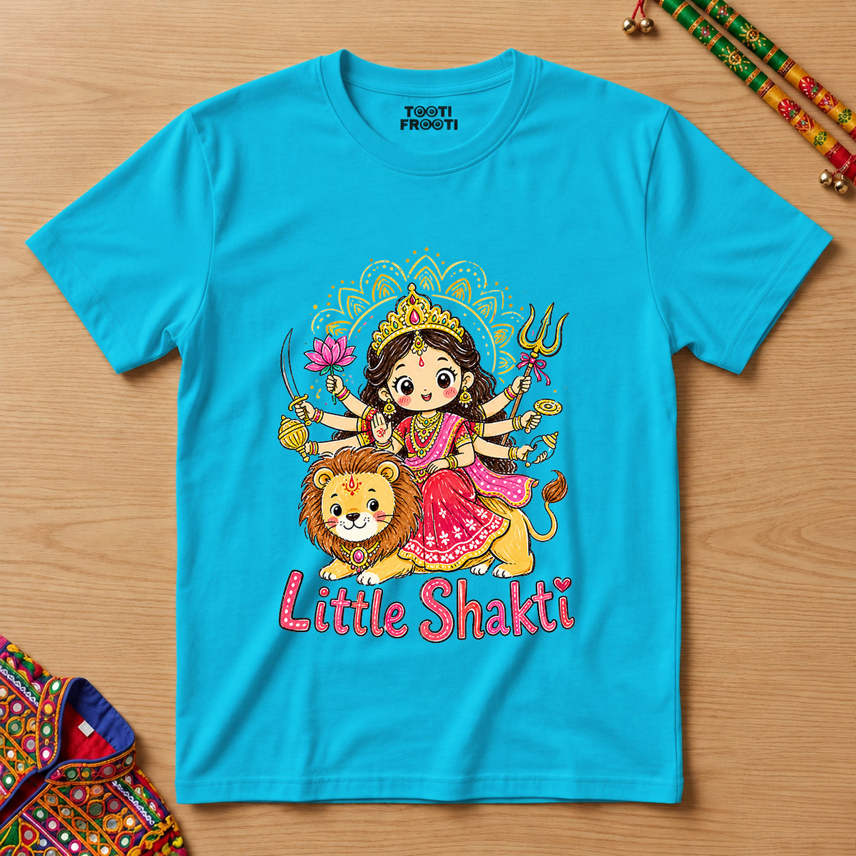 Little Shakti - Crew Neck T-Shirt