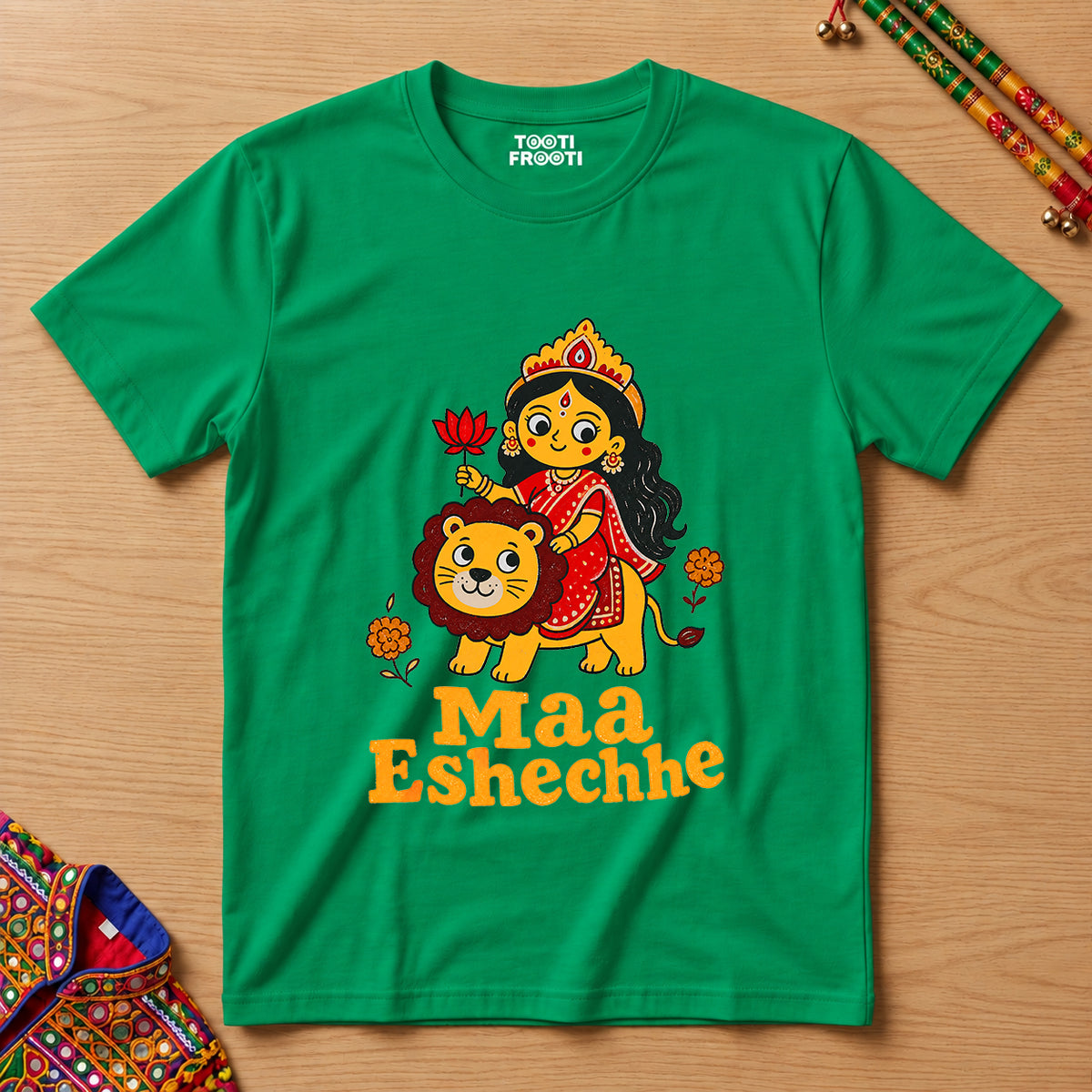 Maa Eshechhe - Crew Neck T-Shirt