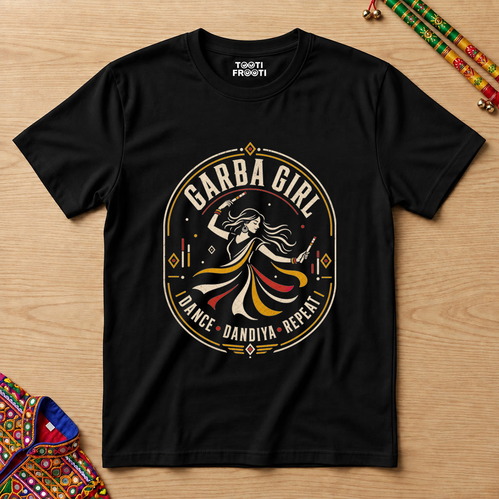 Garba Girl, Dance | Dandiya | Reapeat - Unisex Classic Crew T-Shirt