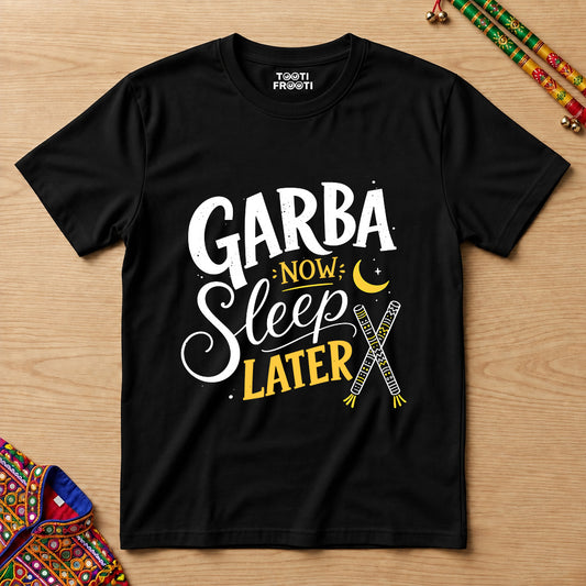 Garba now, Sleep later - Unisex Classic Crew T-Shirt