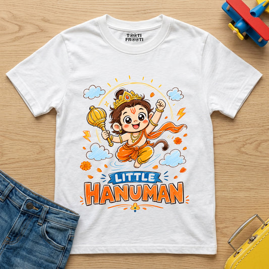Little Hanuman - Kids Crew Neck T-Shirt