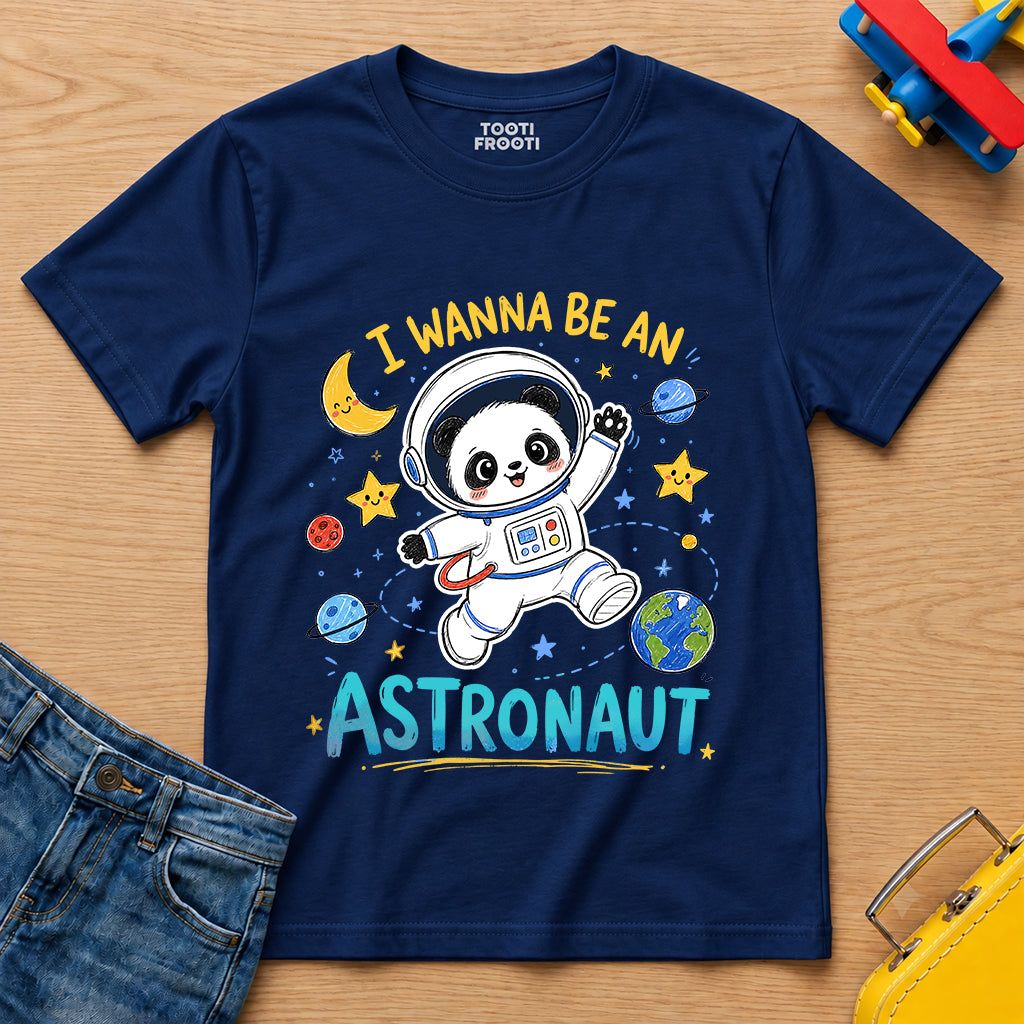 I wanna be an Astronaut - Crew Neck T-Shirt