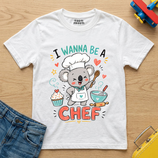 I wanna be a Chef - Crew Neck T-Shirt