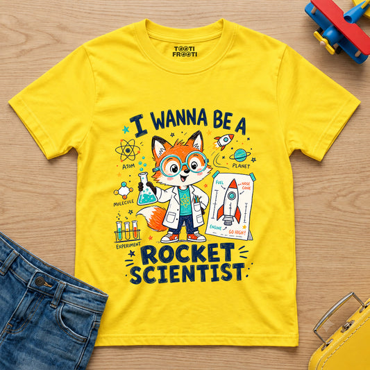 I wanna be a Rocket Scientist - Crew Neck T-Shirt