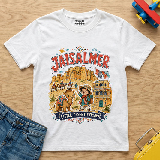 Jaisalmer Desert Explorer - Kids Crew Neck T-Shirt