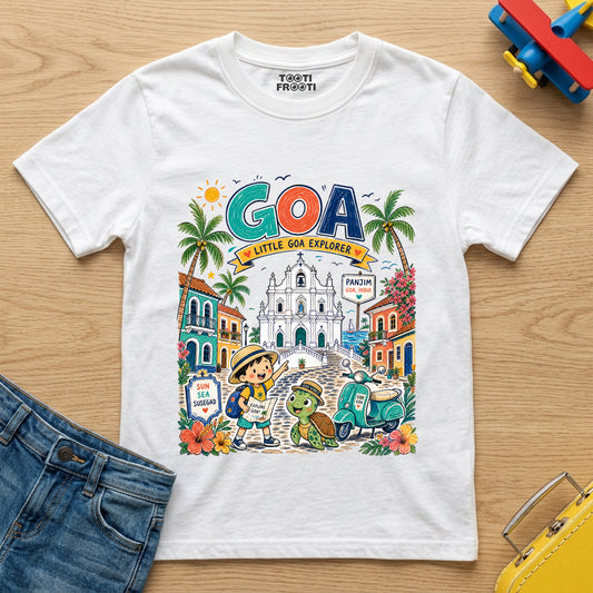 Little Goa Explorer - Crew Neck T-Shirt