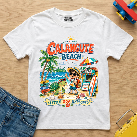 Goa Calangute Beach - Crew Neck T-Shirt