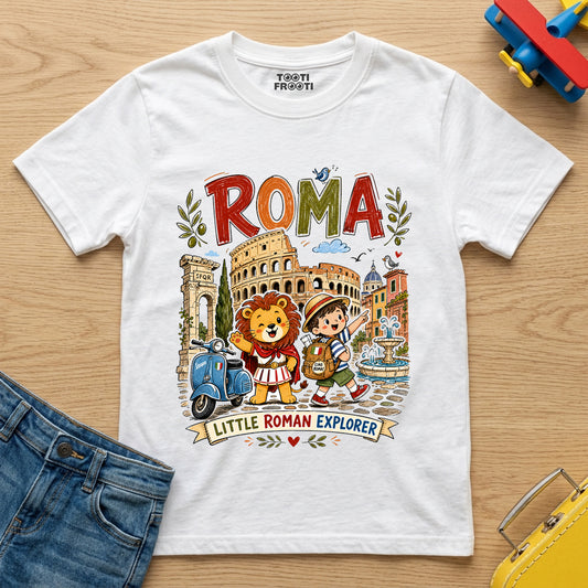 Roma Explorer - Kids Boy's Crew Neck T-Shirt
