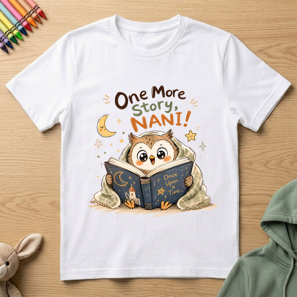 One more Story Nani - Kids Crew Neck T-Shirt