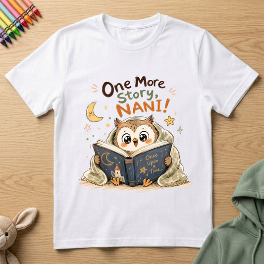 One more Story Nani - Kids Crew Neck T-Shirt