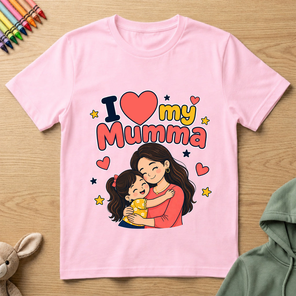 I Love my Mumma - Kids Crew Neck T-Shirt