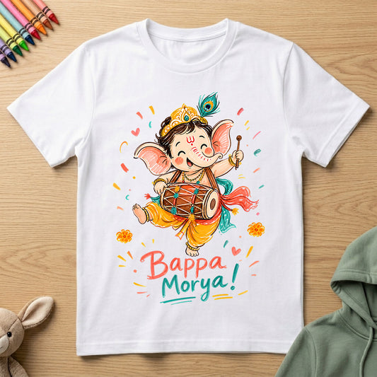 Bappa Morya - Crew Neck T-Shirt
