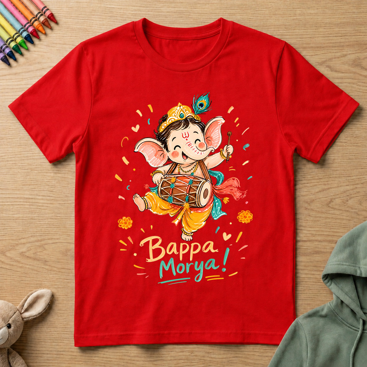Bappa Morya - Crew Neck T-Shirt