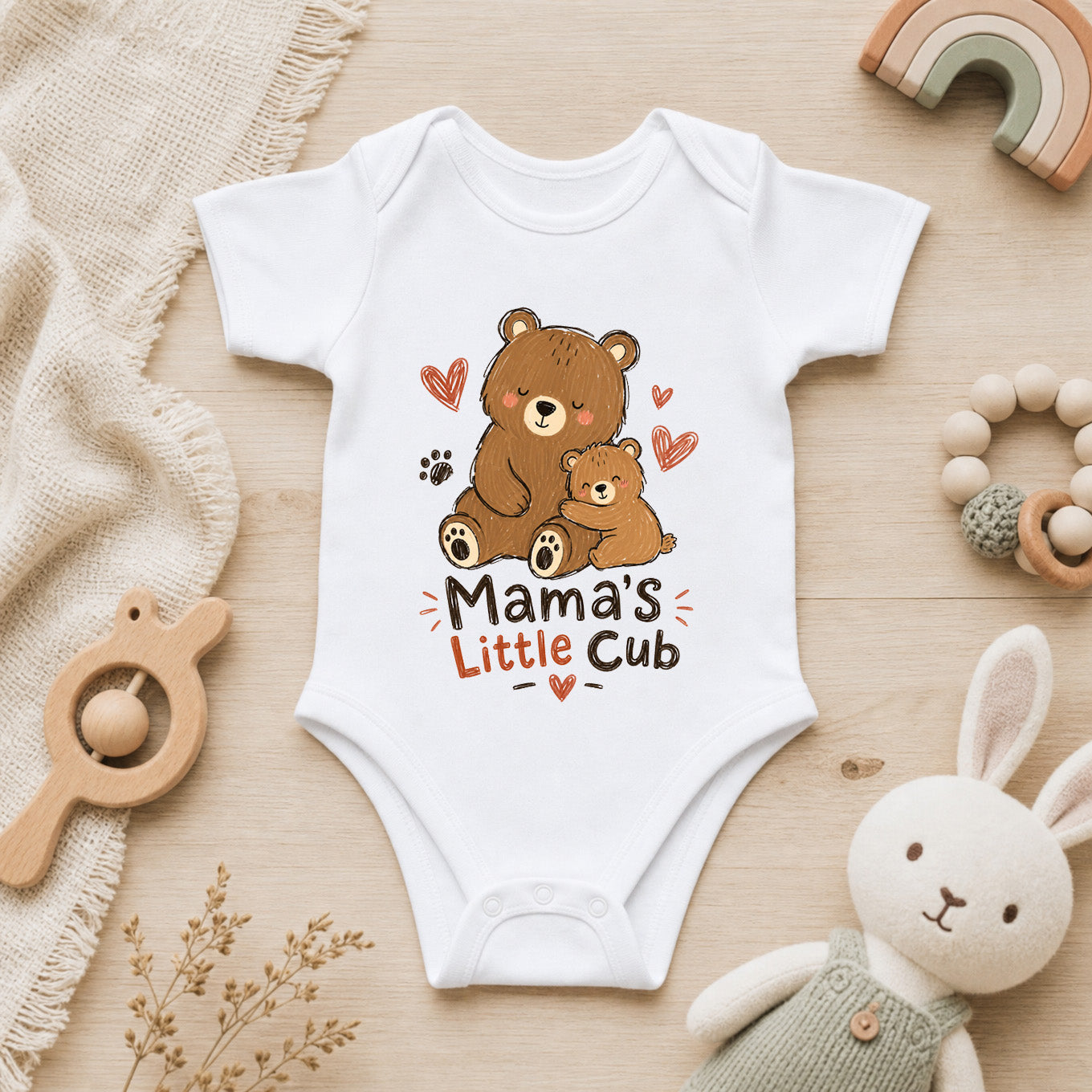 Mama's Little Cub - Kids Rompers